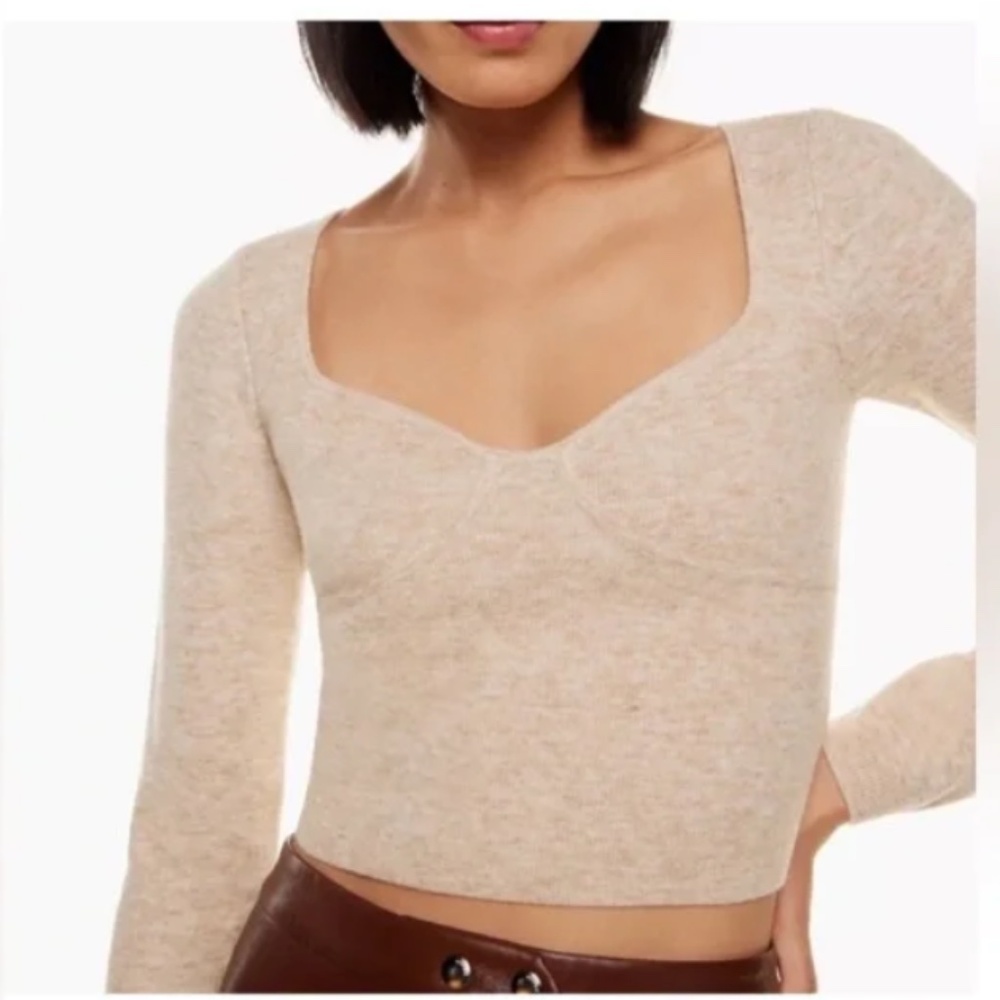 Aritzia Wilfred Greer Sweater - Black, Size Large